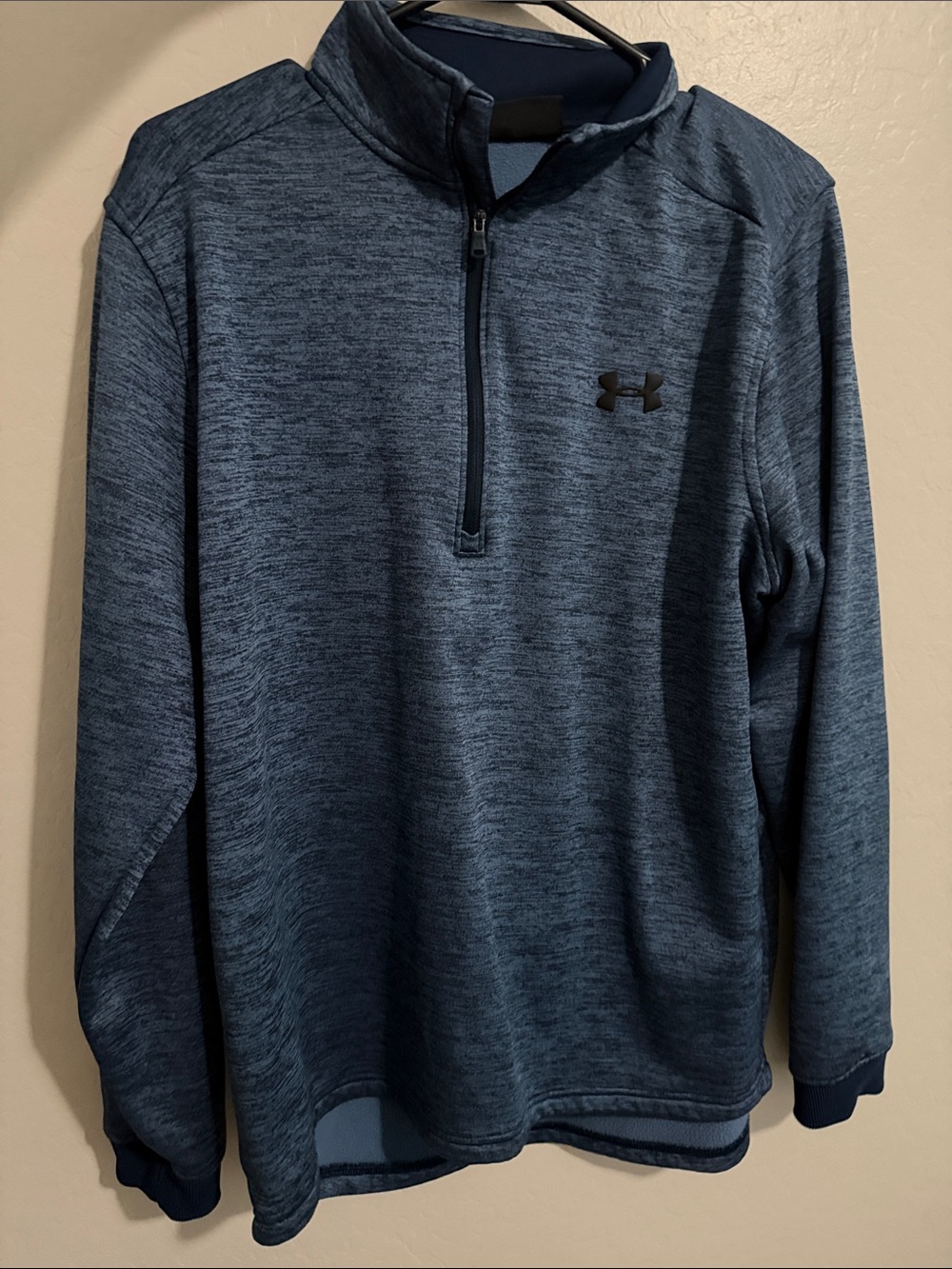 Under Armour Men’s Navy Heather 1/4 Zip Pullover